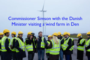 EU commissioner Kadri Simons in visit in Copenhagen for different meetings and visits about Energy.