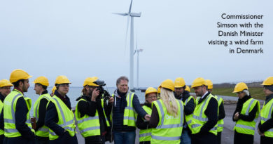 EU commissioner Kadri Simons in visit in Copenhagen for different meetings and visits about Energy.